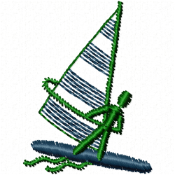 Boats Embroidery Design 8 Boats Embroidery Design 8
